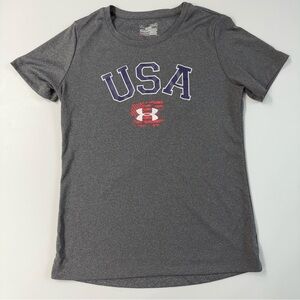 Under Armour Charcoal HeatGear Tee